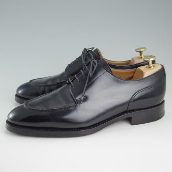 極上★クロケット&ジョーンズ 7E【★Uチップ/KENSINGTON】ケンジントン/カーフ/黒/メンズ/Crockett&Jones★f359