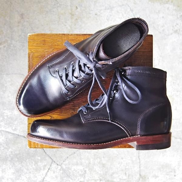 極上★(米)WOLVERINE/ウルヴァリン 8.5D【定価￥60,500-★ホーウィン社/クロムエクセルレザー】1000マイルブーツ/1000mile/黒★f362