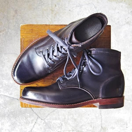 極上★(米)WOLVERINE/ウルヴァリン 8.5D【定価￥60,500-★ホーウィン社/クロムエクセルレザー】1000マイルブーツ/1000mile/黒★f362