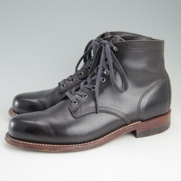 極上★(米)WOLVERINE/ウルヴァリン 8.5D【定価￥60,500-★ホーウィン社/クロムエクセルレザー】1000マイルブーツ/1000mile/黒★f362