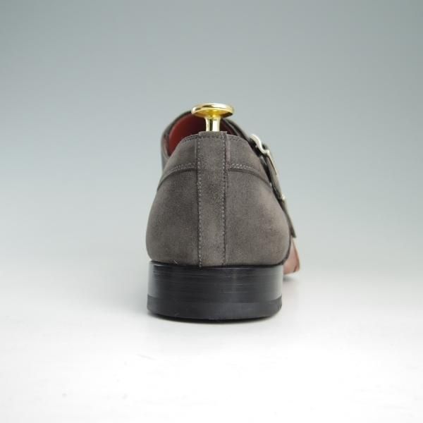 美品★(スペイン製)マグナーニ SIZE 41【現行定価7万円程度★オパンケ/ボロネーゼ製法】14599/ダブルモンク/スエード/MAGNANNI★f361