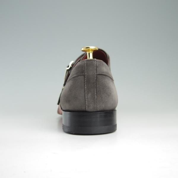 美品★(スペイン製)マグナーニ SIZE 41【現行定価7万円程度★オパンケ/ボロネーゼ製法】14599/ダブルモンク/スエード/MAGNANNI★f361