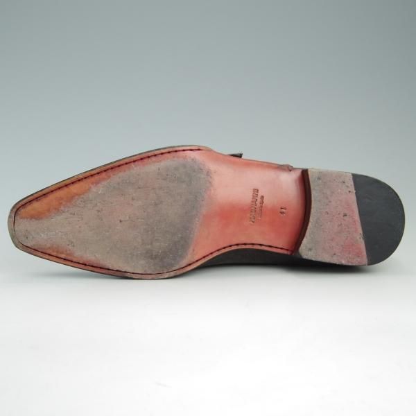 美品★(スペイン製)マグナーニ SIZE 41【現行定価7万円程度★オパンケ/ボロネーゼ製法】14599/ダブルモンク/スエード/MAGNANNI★f361