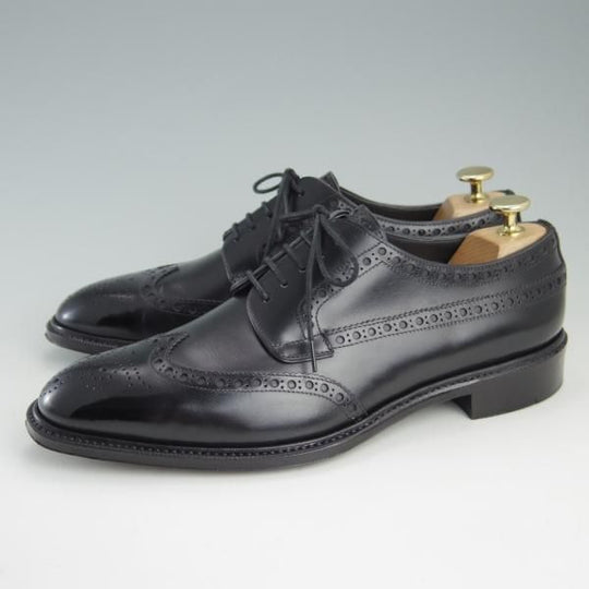 極美品★RAYMAR/レイマー SIZE 8【貴重★ハンドソーンウェルテッド製法/九分仕立て】RM0129F/フルブローグ/カーフ/黒/メンズ★f364