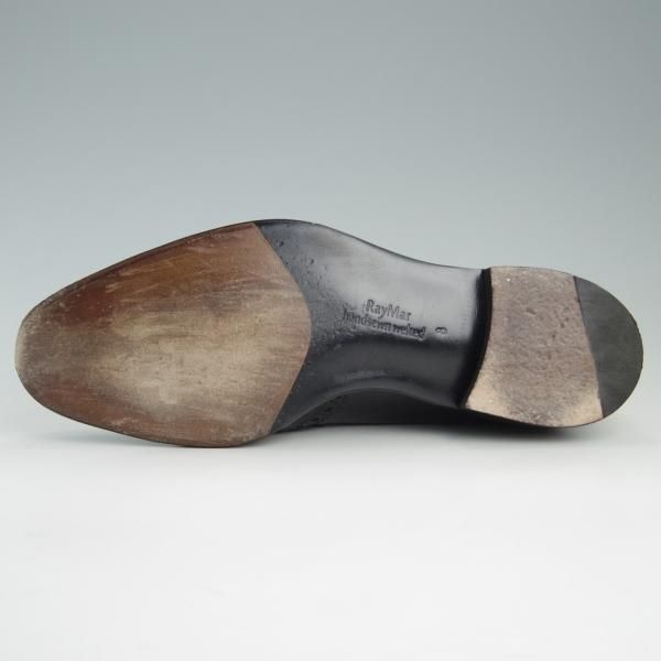 極美品★RAYMAR/レイマー SIZE 8【貴重★ハンドソーンウェルテッド製法/九分仕立て】RM0129F/フルブローグ/カーフ/黒/メンズ★f364