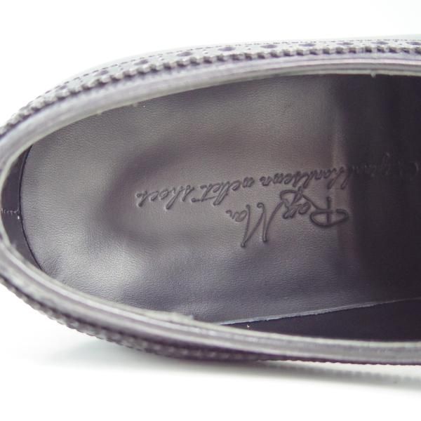 極美品★RAYMAR/レイマー SIZE 8【貴重★ハンドソーンウェルテッド製法/九分仕立て】RM0129F/フルブローグ/カーフ/黒/メンズ★f364