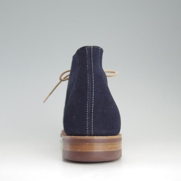 極美品★チャーチ 70F/UK7【ダイナイトソール仕様★SAHARA D/81ラスト】4都市ロゴ/チャッカブーツ/スエード/紺/Church's★f368