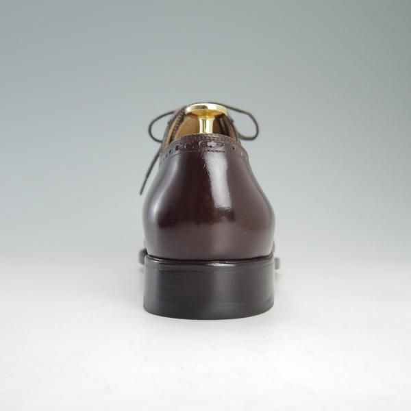 極美品★(伊)ステファノベーメル SIZE 40【定価20万円以上★クォーターブローグ/6620】ミュージアムカーフ/濃茶/Stefano Bemer★f373