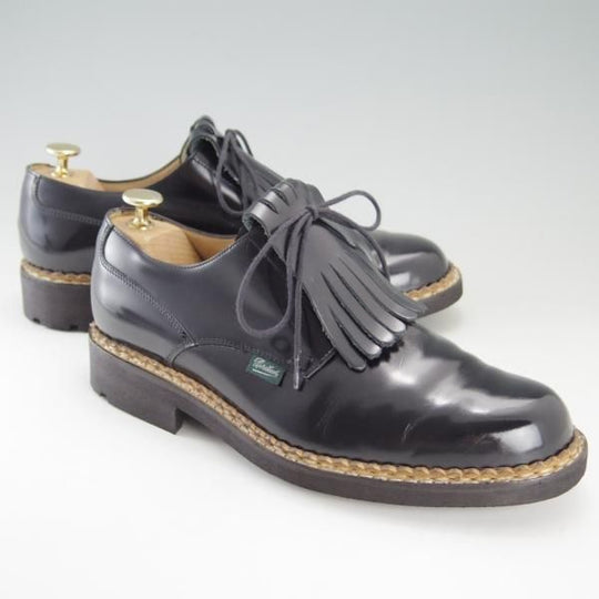 極美品★パラブーツ SIZE 7【貴重★District/ユナイテッドアローズ別注/PERRIAND/ペリアン】プレーントゥ/黒/Paraboot★f375