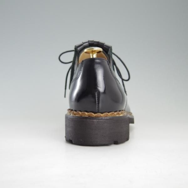 極美品★パラブーツ SIZE 7【貴重★District/ユナイテッドアローズ別注/PERRIAND/ペリアン】プレーントゥ/黒/Paraboot★f375