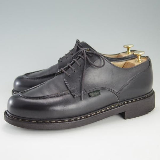 美品★パラブーツ SIZE 7.5【定価￥71,500-★シャンボード/CHAMBORD】TEXソール/リスレザー/NOIR/黒/Uチップ/メンズ/Paraboot★f376