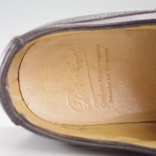 美品★パラブーツ SIZE 7.5【定価￥71,500-★シャンボード/CHAMBORD】TEXソール/リスレザー/NOIR/黒/Uチップ/メンズ/Paraboot★f376