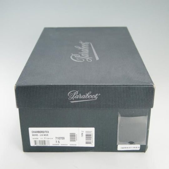 美品★パラブーツ SIZE 7.5【定価￥71,500-★シャンボード/CHAMBORD】TEXソール/リスレザー/NOIR/黒/Uチップ/メンズ/Paraboot★f376