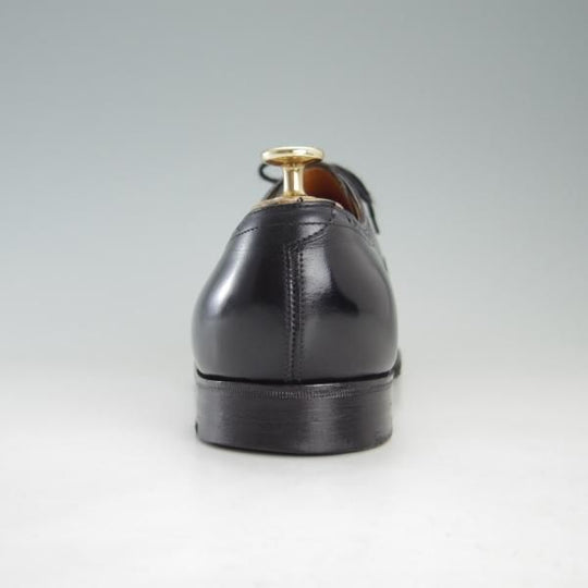 極上★ジョンロブ 8.5E【貴重★DARBYラスト/PARISロゴ時代の製品/SEYMOUR】セミブローグ/カーフ/黒/メンズ/旧ロゴ/JOHN LOBB★f377