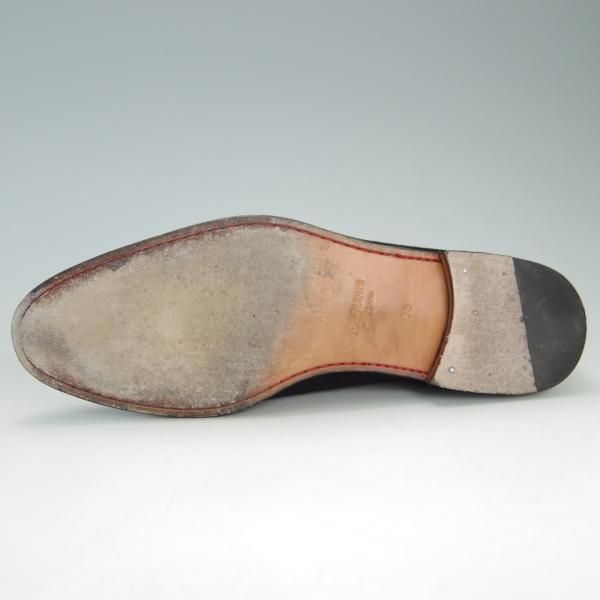 極上★(スペイン製)マグナーニ SIZE 38【★タッセルローファー/15790】スエード/黒/メンズ/MAGNANNI★f381