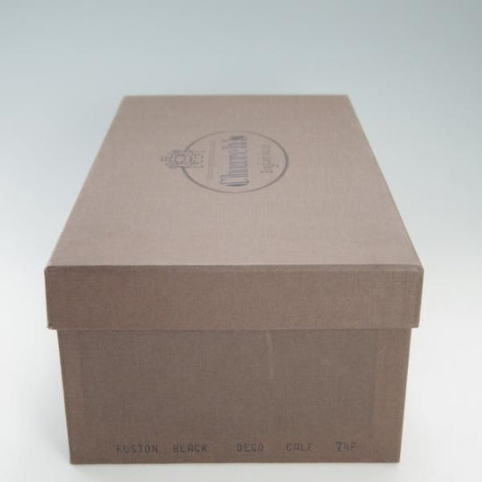 美品★チャーチ 75F/UK7.5【★ストレートチップ/RUSTON】159ラスト/5都市ロゴ/DECO CALF/カーフ/黒/メンズ/Church's★f383