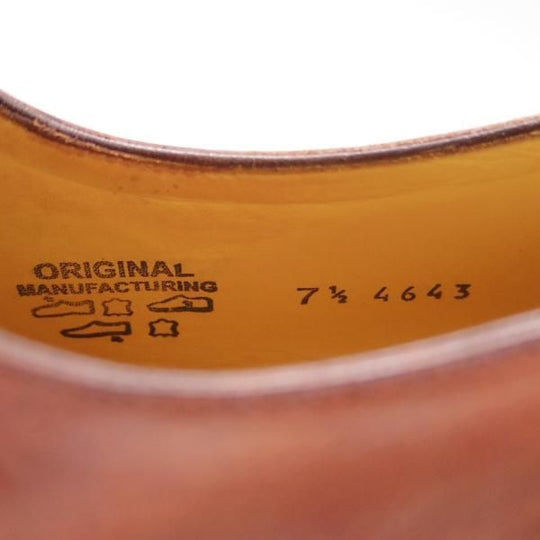 極上★(伊)フランチェスコ・ベニーニョ SIZE 7.5【定価￥57,200-★パティーヌ仕上げ/4643】COMOラスト/赤茶/Francesco Benigno★f384