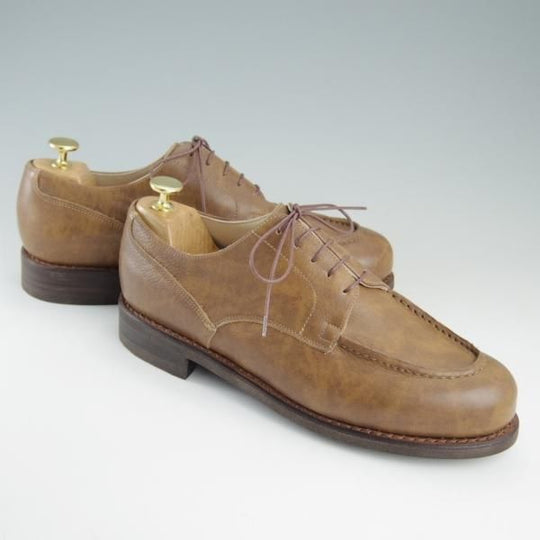 新品★パラブーツ SIZE 8【モデル定価￥77,000-★ドレス仕様シャンボード/CHAMBORD】タンポナートレザー/SABLE/Uチップ/Paraboot★f392