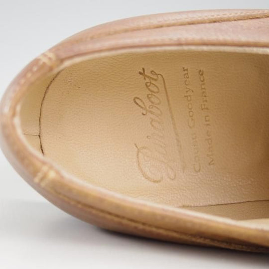 新品★パラブーツ SIZE 8【モデル定価￥77,000-★ドレス仕様シャンボード/CHAMBORD】タンポナートレザー/SABLE/Uチップ/Paraboot★f392