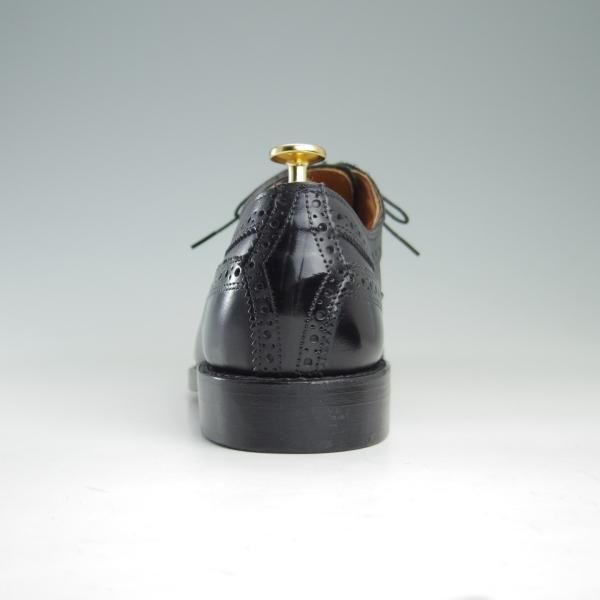 未使用★(米)アレンエドモンズ 8.5E【★(米)ラルフローレン別注/POLO Ralph Lauren】ロングウイング/カーフ/黒/ALLEN EDMONDS★f395