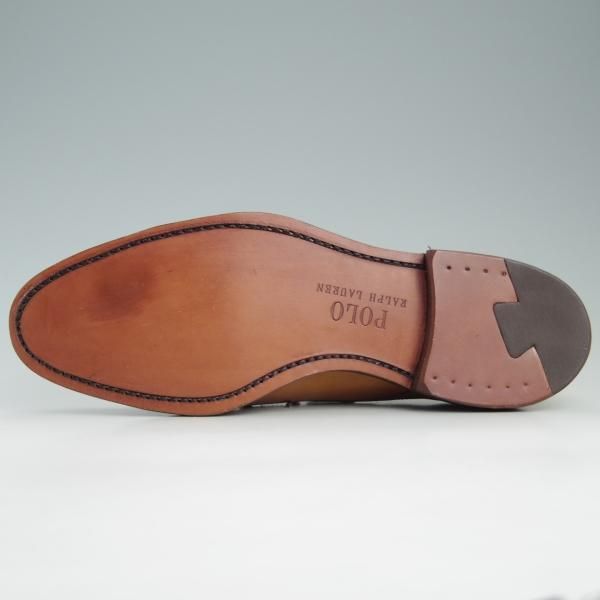 未使用★(米)アレンエドモンズ 9E【★(米)ラルフローレン別注/POLO Ralph Lauren】クォーターブローグ/カーフ/茶/ALLEN EDMONDS★f396