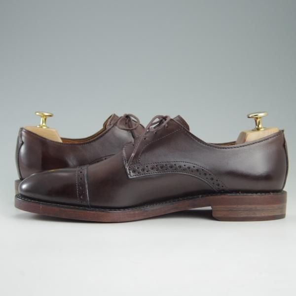 未使用★(米)アレンエドモンズ 8E【★(米)ラルフローレン別注/POLO Ralph Lauren】クォーターブローグ/カーフ/濃茶/ALLEN EDMONDS★f397