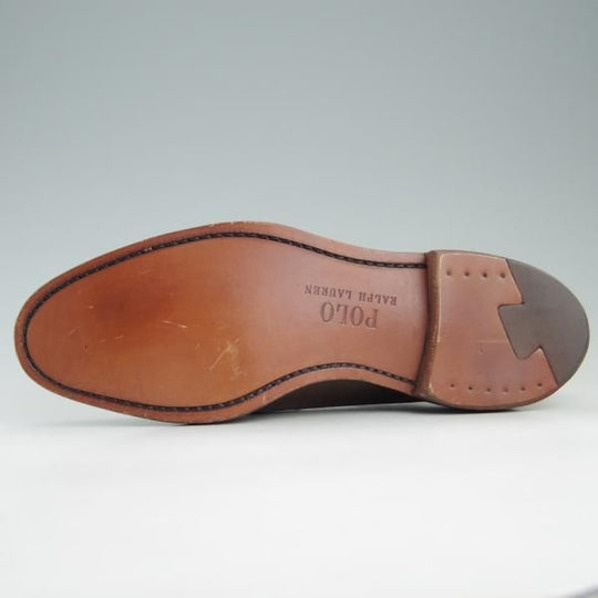 未使用★(米)アレンエドモンズ 8E【★(米)ラルフローレン別注/POLO Ralph Lauren】クォーターブローグ/カーフ/濃茶/ALLEN EDMONDS★f397