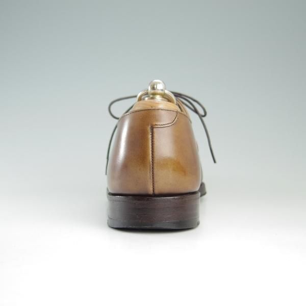 極上★クロケット&ジョーンズ 5.5D【★LANGTON/ラングトン】パンチドキャップトゥ/カーフ/茶/メンズ/Crockett&Jones★f398