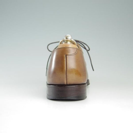 極上★クロケット&ジョーンズ 5.5D【★LANGTON/ラングトン】パンチドキャップトゥ/カーフ/茶/メンズ/Crockett&Jones★f398