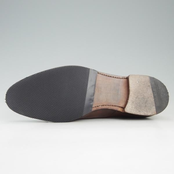 極上★クロケット&ジョーンズ 5.5D【★LANGTON/ラングトン】パンチドキャップトゥ/カーフ/茶/メンズ/Crockett&Jones★f398