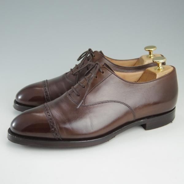 極上★クロケット&ジョーンズ 7E【ハンドグレードライン★マスターロイド/CURZON】カーフ/茶/ロイドフットウェア/Crockett&Jones★f399