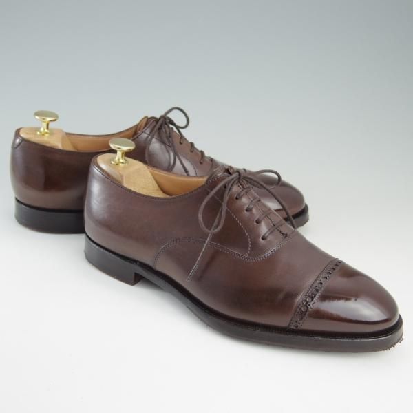極上★クロケット&ジョーンズ 7E【ハンドグレードライン★マスターロイド/CURZON】カーフ/茶/ロイドフットウェア/Crockett&Jones★f399
