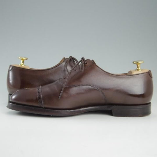 極上★クロケット&ジョーンズ 7E【ハンドグレードライン★マスターロイド/CURZON】カーフ/茶/ロイドフットウェア/Crockett&Jones★f399