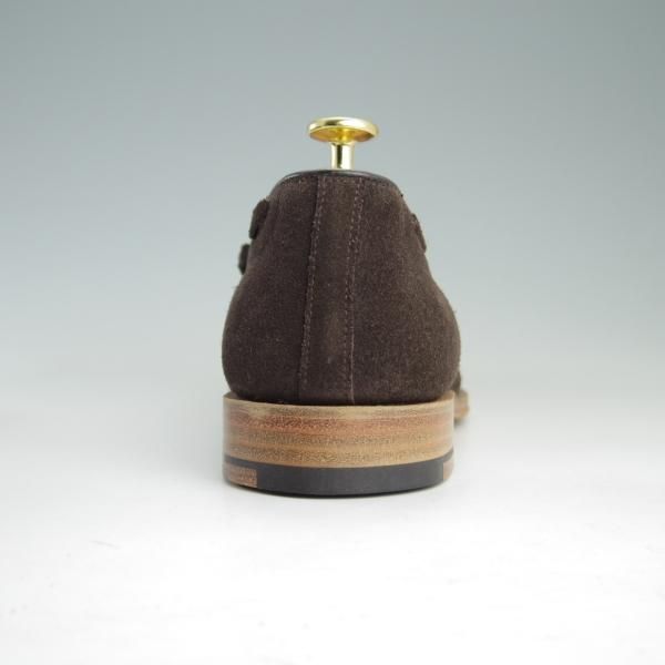 未使用★チャーチ 80F/UK8【★タッセルローファー/FOSBURY】93ラスト/4都市ロゴ/スエード/濃茶/メンズ/Church's★f400