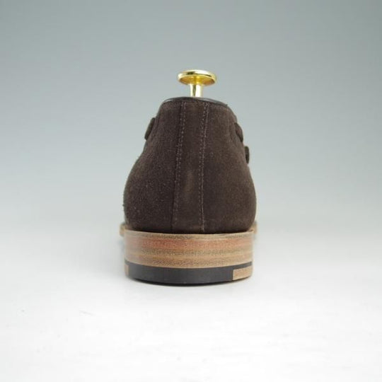 未使用★チャーチ 80F/UK8【★タッセルローファー/FOSBURY】93ラスト/4都市ロゴ/スエード/濃茶/メンズ/Church's★f400