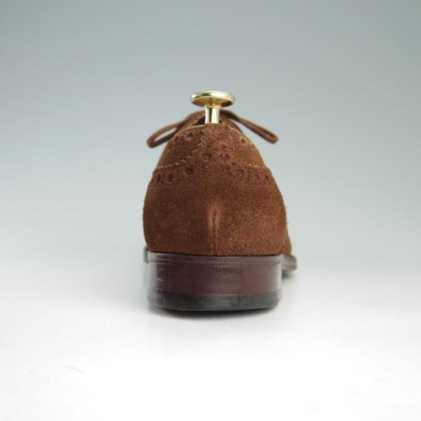 極上★チャーチ 65G/UK6.5【旧チャーチ★73ラスト/CHETWYND/チェットウィンド】3都市ロゴ/フルブローグ/スエード/茶/Church's★f402