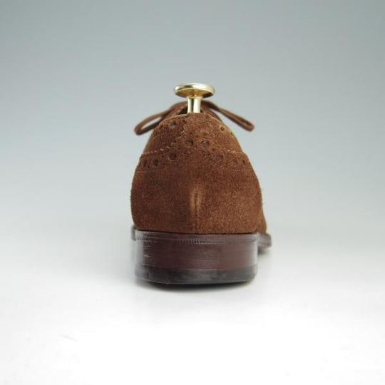 極上★チャーチ 65G/UK6.5【旧チャーチ★73ラスト/CHETWYND/チェットウィンド】3都市ロゴ/フルブローグ/スエード/茶/Church's★f402