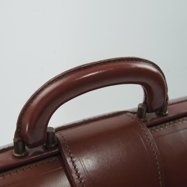 極上★(英)パップワース/PAPWORTH製【★Peal&co/ブルックスブラザーズ別注/ダレスバッグ】メンズ/ビジネス/バッグ/茶/BROOKS BROTHERS★N5637