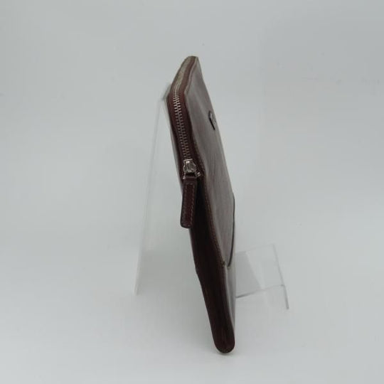 極上★(伊)ダニエル&ボブ【★レザー/クラッチバッグ】ユニセックス/メンズ&レディース/ビジネス/バッグ/茶×濃茶/革/鞄/Daniel&Bob★N5638