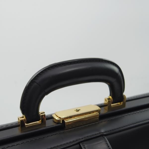 ★ポーター/PORTER【貴重★レザー/ダレスバッグ】メンズ/ビジネス/バッグ/ブリーフケース/黒/革/鞄★N5645