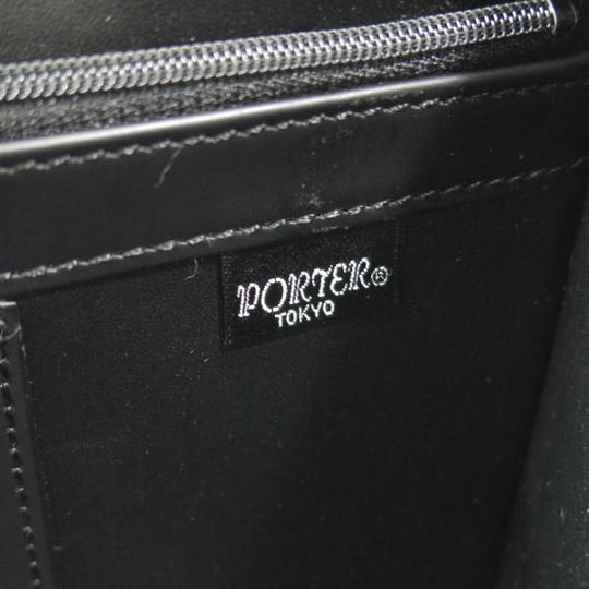 ★ポーター/PORTER【貴重★レザー/ダレスバッグ】メンズ/ビジネス/バッグ/ブリーフケース/黒/革/鞄★N5645