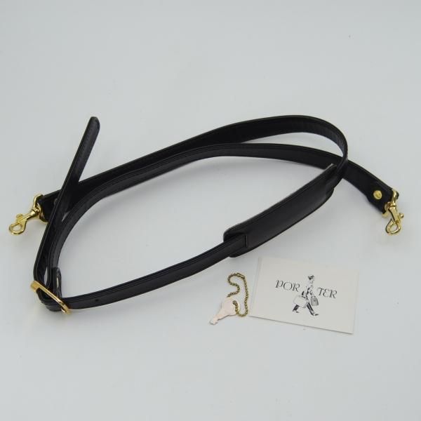★ポーター/PORTER【貴重★レザー/ダレスバッグ】メンズ/ビジネス/バッグ/ブリーフケース/黒/革/鞄★N5645