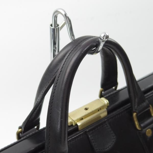 極上★ポーター/PORTER【貴重★レザー/ダレスバッグ】メンズ/ビジネス/バッグ/ブリーフケース/黒/革/鞄★N5646