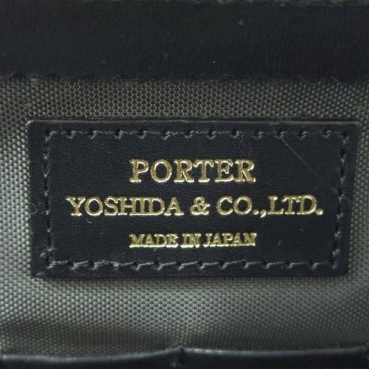 極上★ポーター/PORTER【貴重★レザー/ダレスバッグ】メンズ/ビジネス/バッグ/ブリーフケース/黒/革/鞄★N5646
