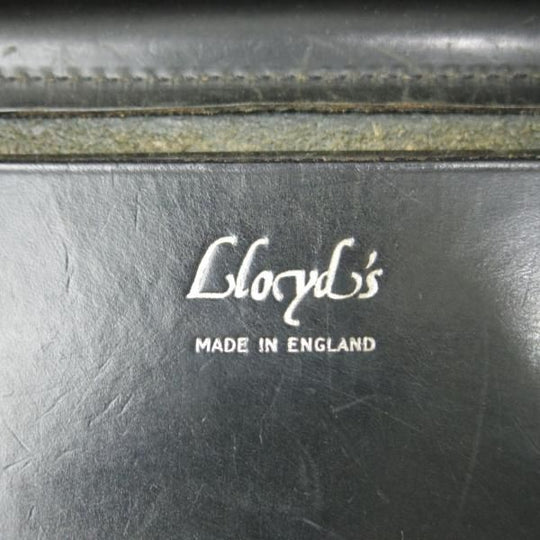 極上★(英)Lloyd's/ロイズラゲッジ【★ブライドルレザー/ブリーフケース/ロイドフットウェア取扱】メンズ/ビジネス/バッグ/黒/革/鞄★N5642