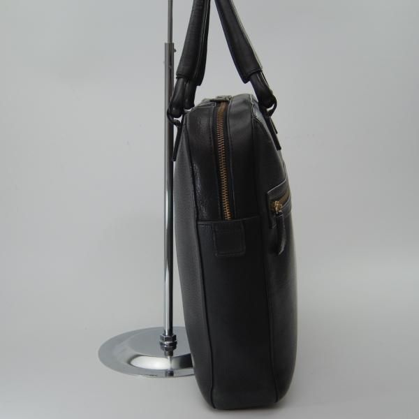 極上★(英)ダンヒル/dunhill【定価12万円★Bladon Single Zip Briefcase/レザー/ブリーフケース】メンズ/ビジネス/バッグ/黒/革/鞄★N5647