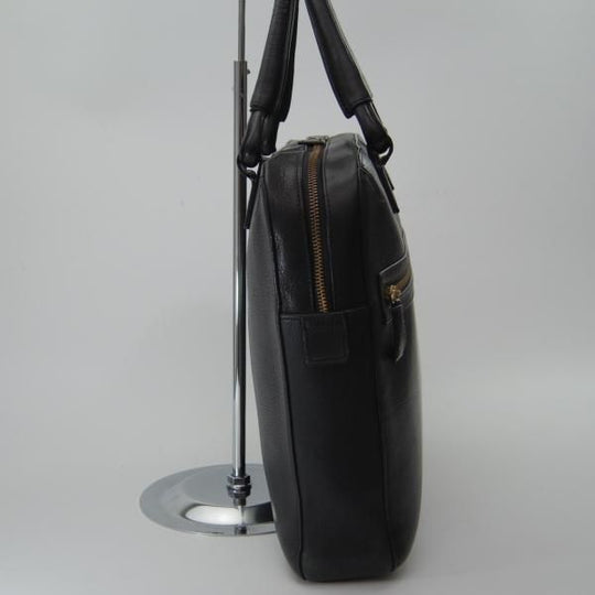 極上★(英)ダンヒル/dunhill【定価12万円★Bladon Single Zip Briefcase/レザー/ブリーフケース】メンズ/ビジネス/バッグ/黒/革/鞄★N5647