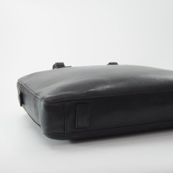 極上★(英)ダンヒル/dunhill【定価12万円★Bladon Single Zip Briefcase/レザー/ブリーフケース】メンズ/ビジネス/バッグ/黒/革/鞄★N5647