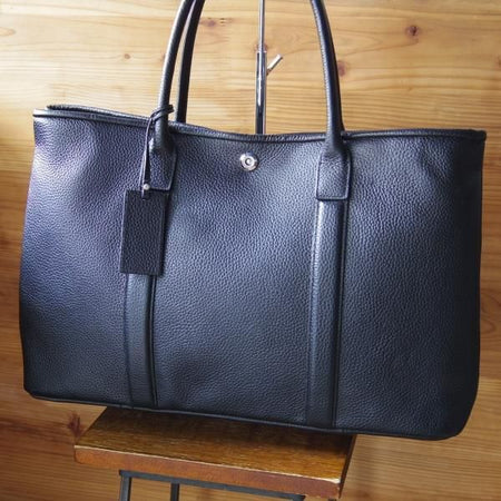 ★BARNEYS NEWYORK/バーニーズ ニューヨーク【★レザー/トートバッグ】メンズ&レディース/ビジネス/黒/革/鞄★N5644