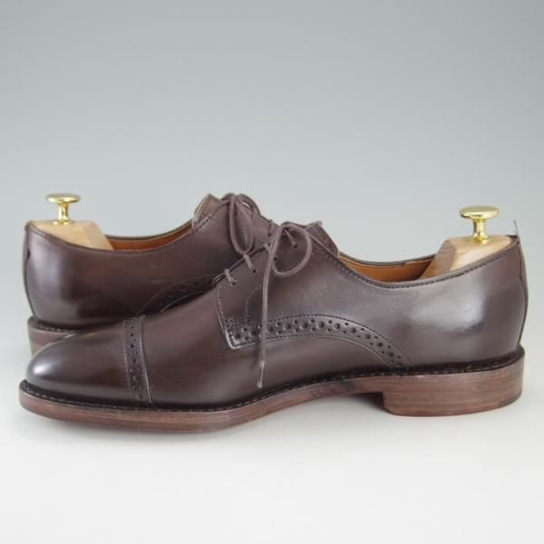 新品★(米)アレンエドモンズ 8.5E【★(米)ラルフローレン別注/POLO Ralph Lauren】クォーターブローグ/カーフ/濃茶/ALLEN EDMONDS★f410